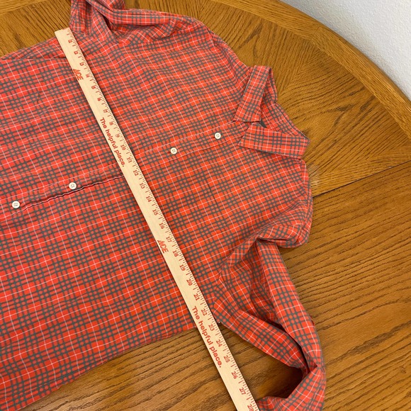 LL Bean Signature Slim Fit Checked Shirt Men Sz L slightly used - Picture 4 of 6